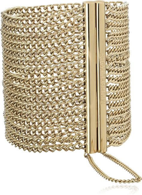 Michael Kors Modern Fringe Gold Statement Bangle Bracelet